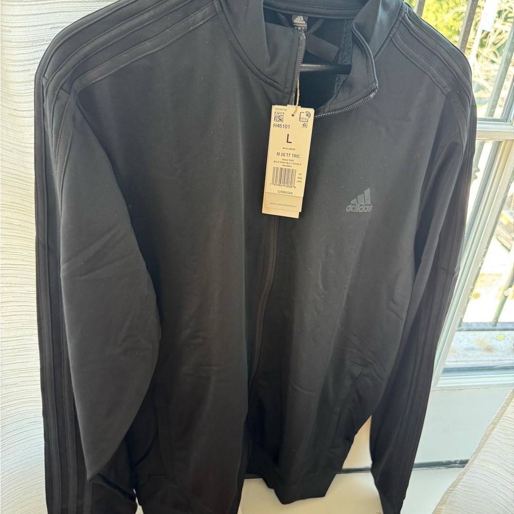 Adidas Black Full-Zip Jacket